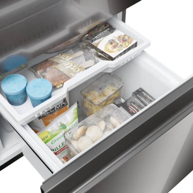 Frigorífico Combinado Haier HTW7620CNMP 414L Inox