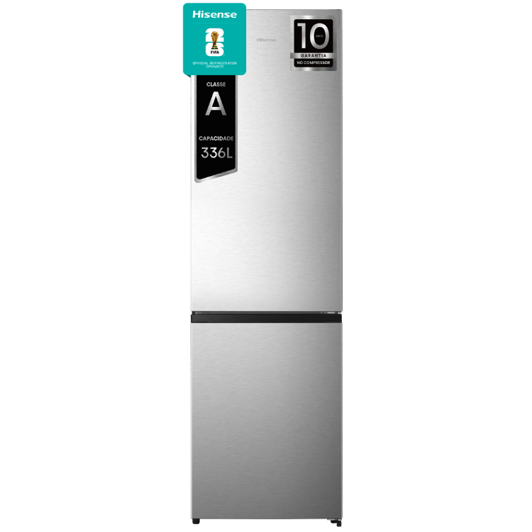 Frigorífico Combinado Hisense RB440N4ACA 336L Inox
