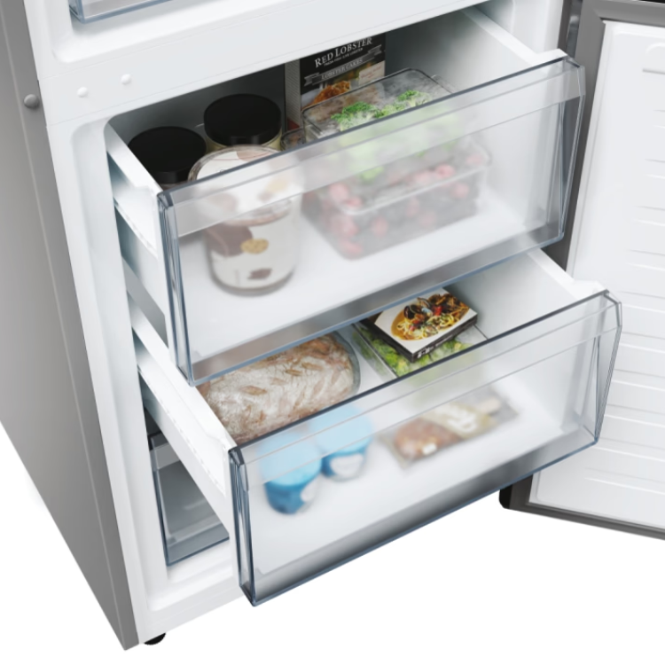 Frigorífico Combinado Hoover HONCQ2T618EX 355L Inox