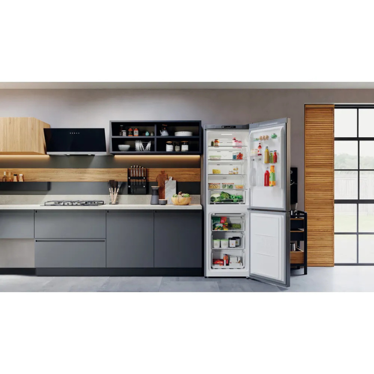 Frigorífico Combinado Hotpoint HAFC8TIA22SX 335L Inox