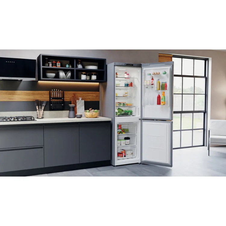 Frigorífico Combinado Hotpoint HAFC8TIA22SX 335L Inox