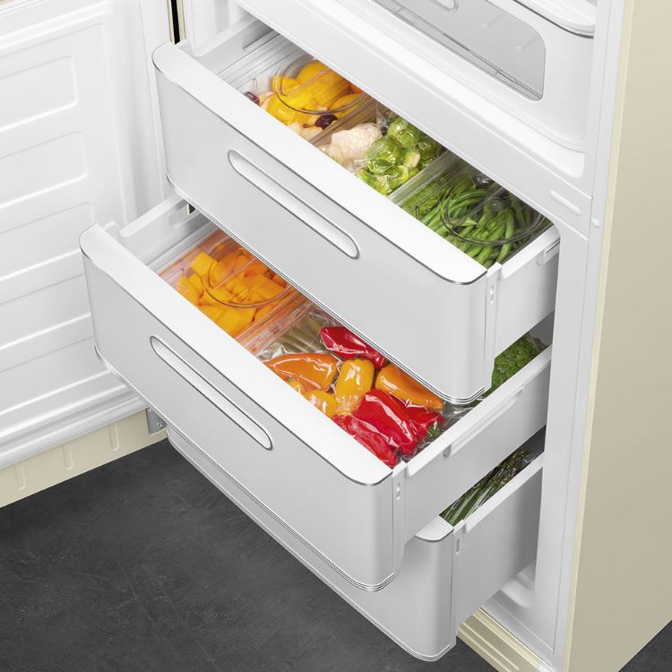 Frigorífico Combinado Smeg Anni 50 FAB32LCR6 331L Creme