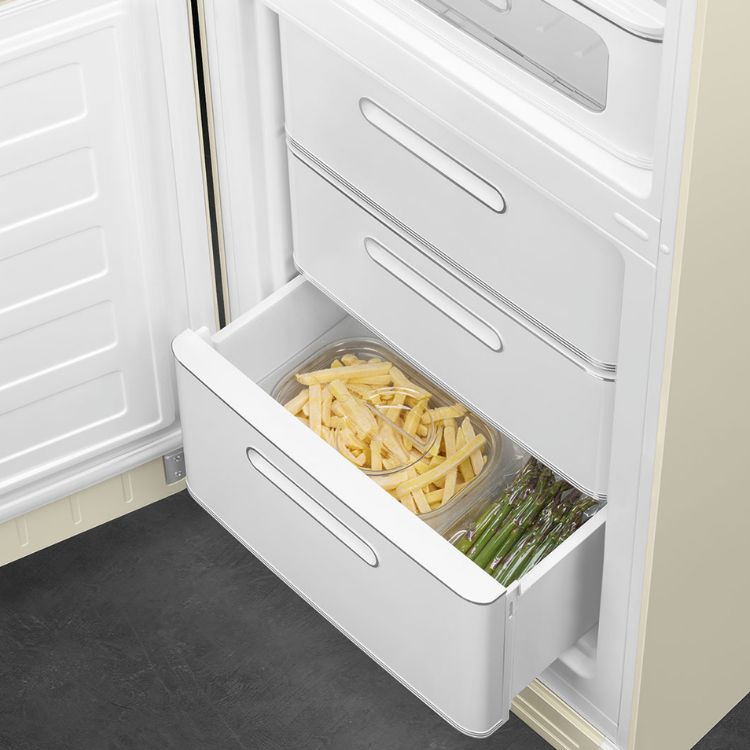Frigorífico Combinado Smeg Anni 50 FAB32LCR6 331L Creme