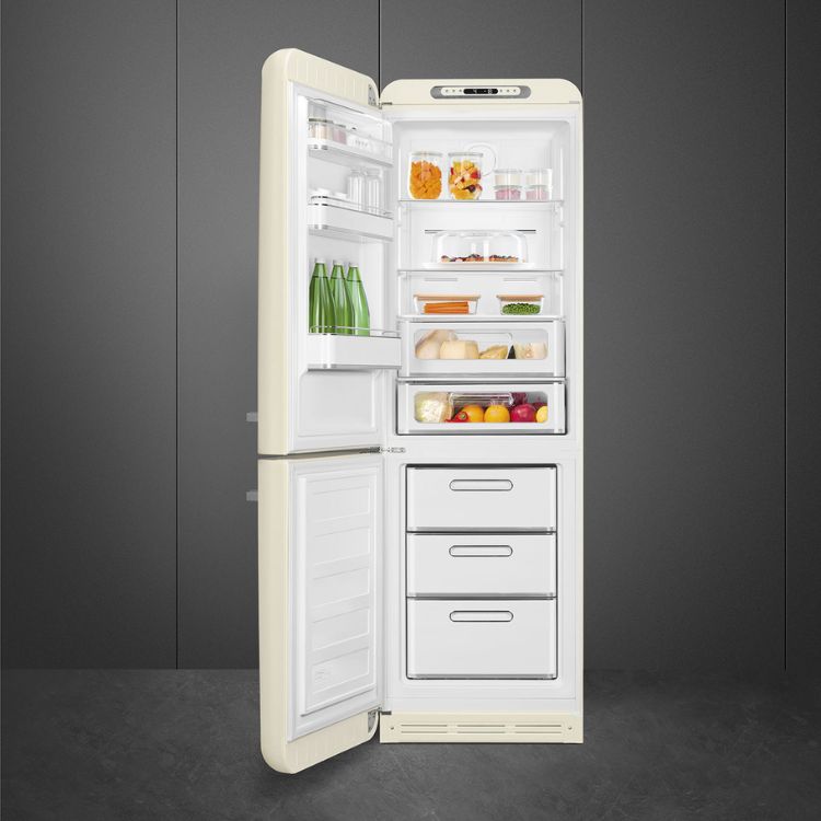 Frigorífico Combinado Smeg Anni 50 FAB32LCR6 331L Creme