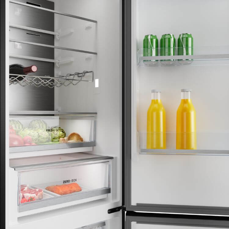 Frigorífico Combinado Teka RBF88680DSS 378L Preto