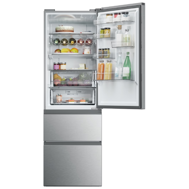 Frigorífico Combinado Haier HTW5618CNMG 360L Inox