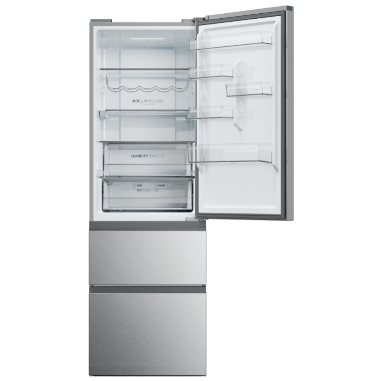 Frigorífico Combinado Haier HTW5618CNMG 360L Inox