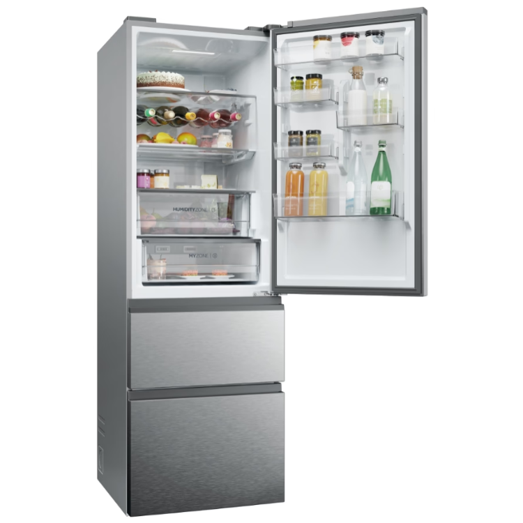 Frigorífico Combinado Haier HTW5618CNMG 360L Inox