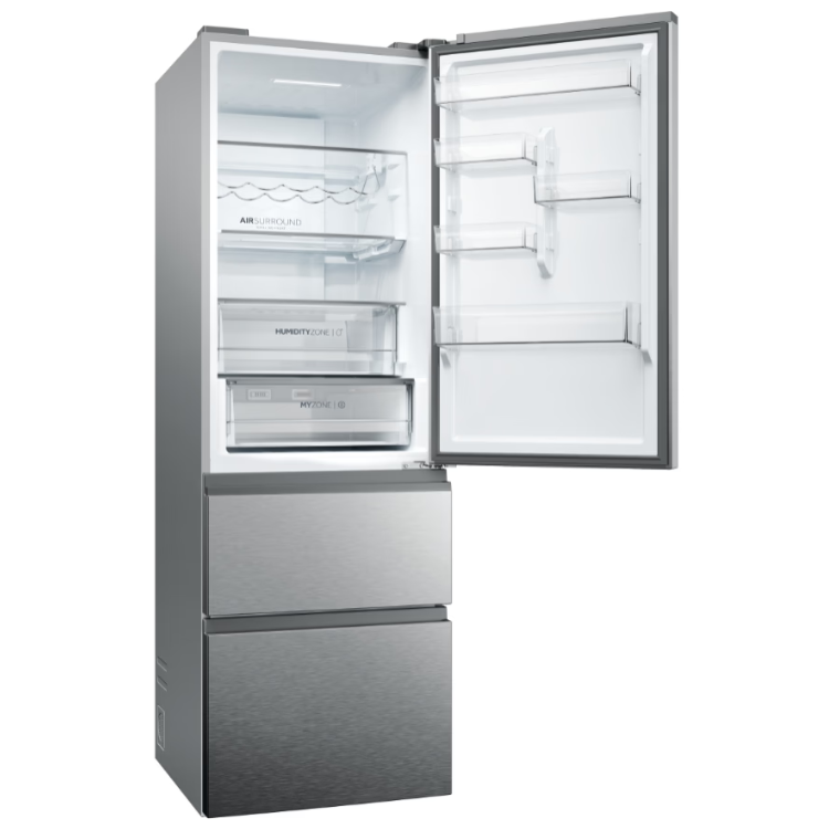 Frigorífico Combinado Haier HTW5618CNMG 360L Inox