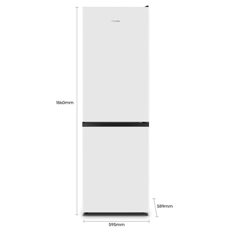 Frigorífico Combinado Hisense RB390N4AWE 304L Branco