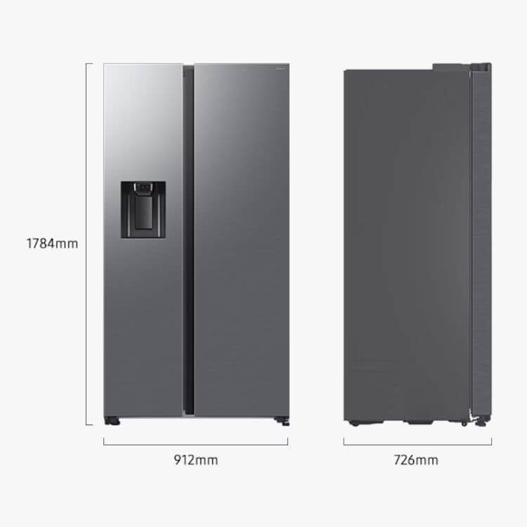 Frigorífico Americano Samsung RS70F64KETEF 640L Inox