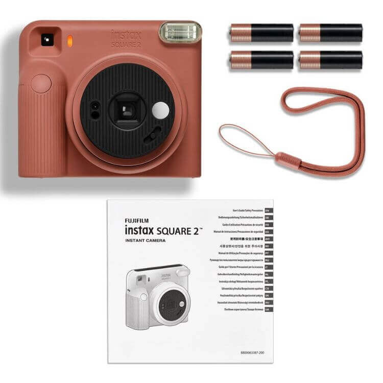 Máquina Fotográfica Instantânea Fujifilm Instax Square 2 Vermelho