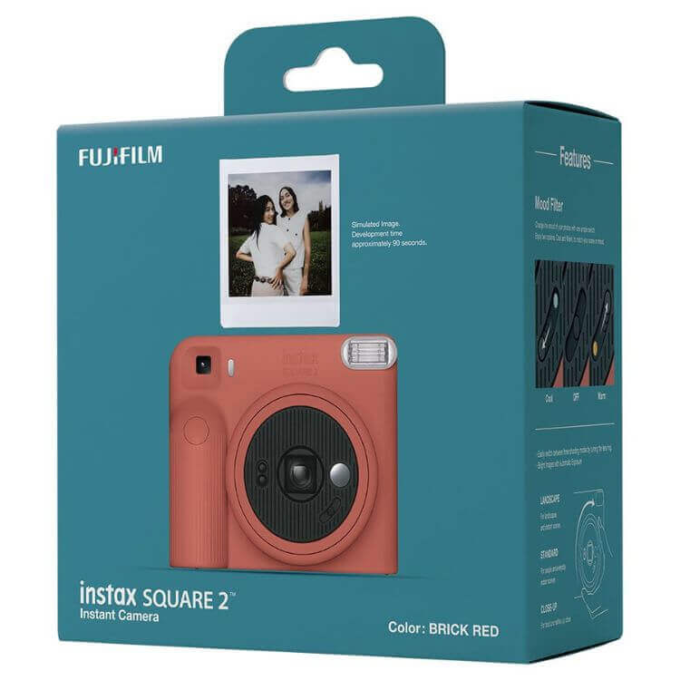 Máquina Fotográfica Instantânea Fujifilm Instax Square 2 Vermelho