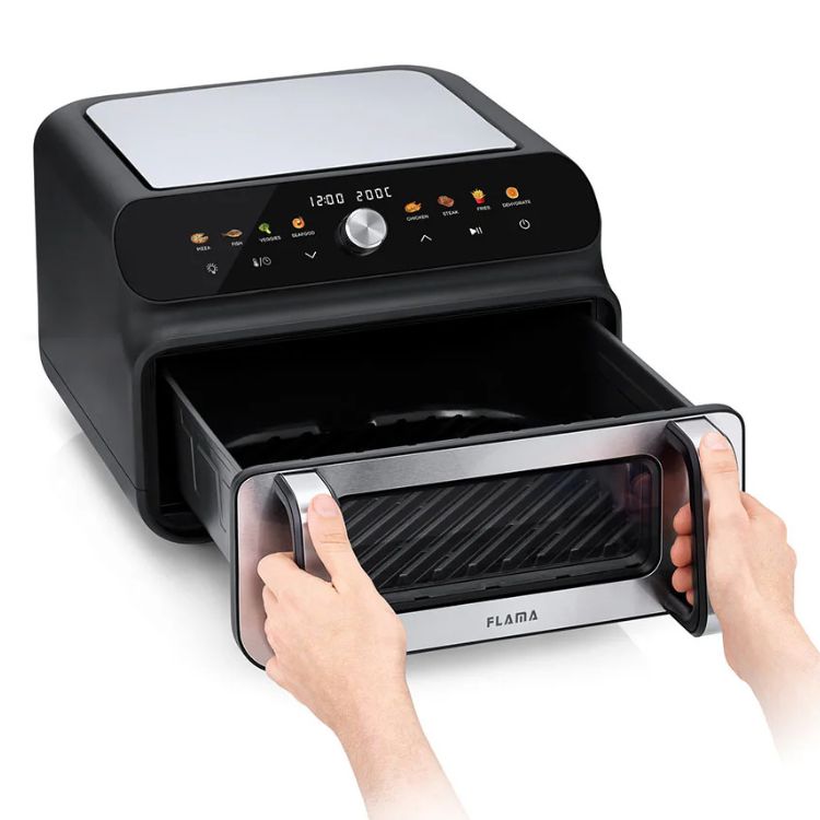 Grelhador Sem Fumos & Air Fryer Smartcook Duo 678FL 10L 1800W
