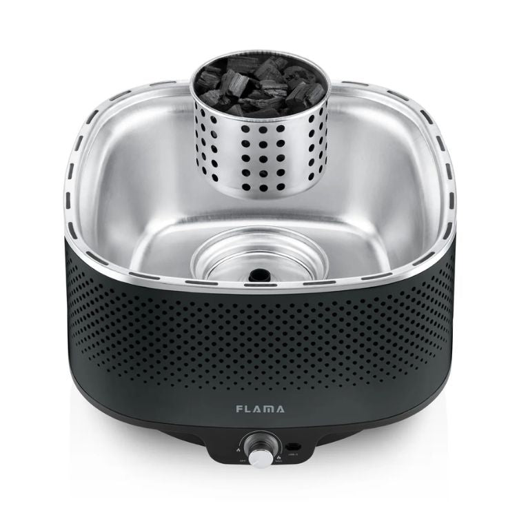 Grelhador a Carvão Flama Mastergrill EVO 4011FL 2000W Preto
