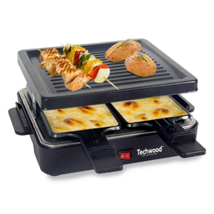 Grelhador Raclette Techwood 4 Pessoas 600W