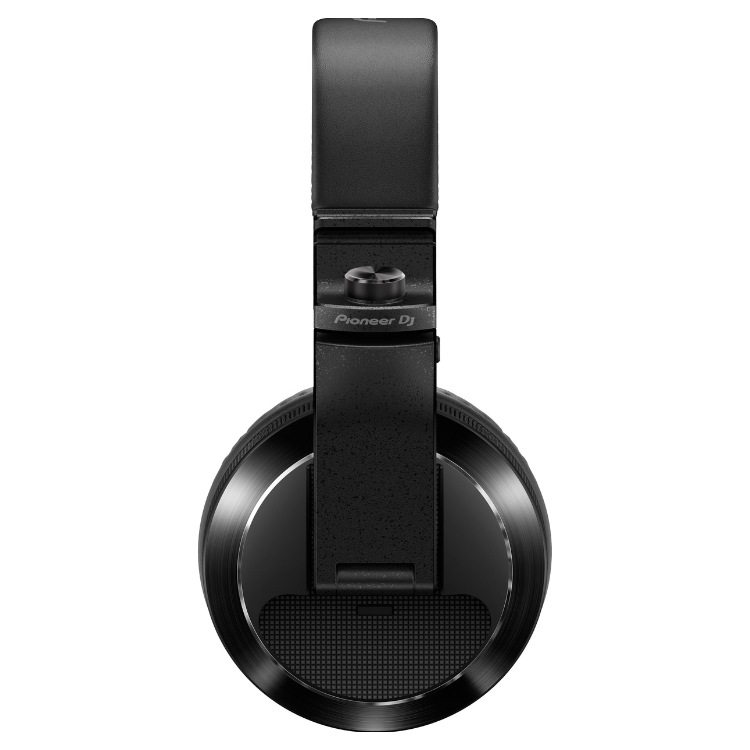 Black Pioneer DJ HDJ-X7-K headphones, side view.