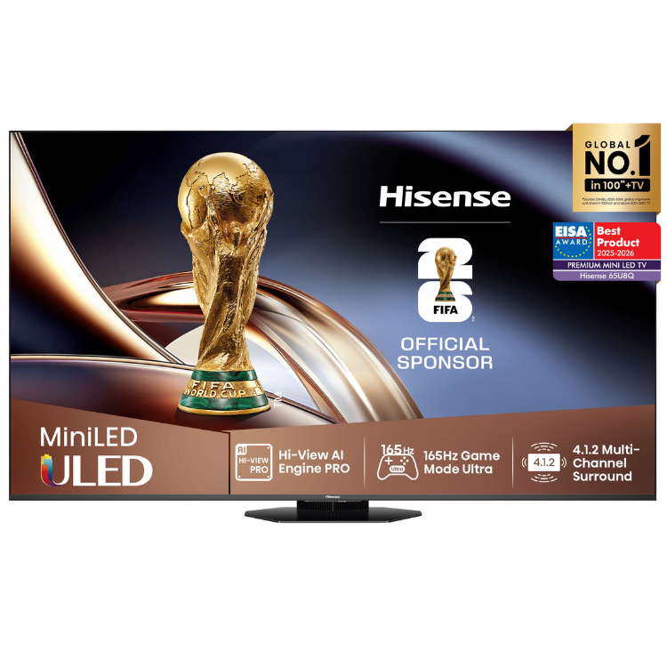 Televisão Hisense U8Q (2025) Smart TV 4K Mini-LED 55"