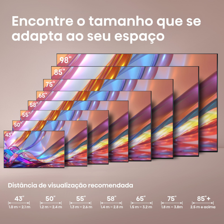 Televisão Hisense E7S (2026) Smart TV 4K QLED 75"
