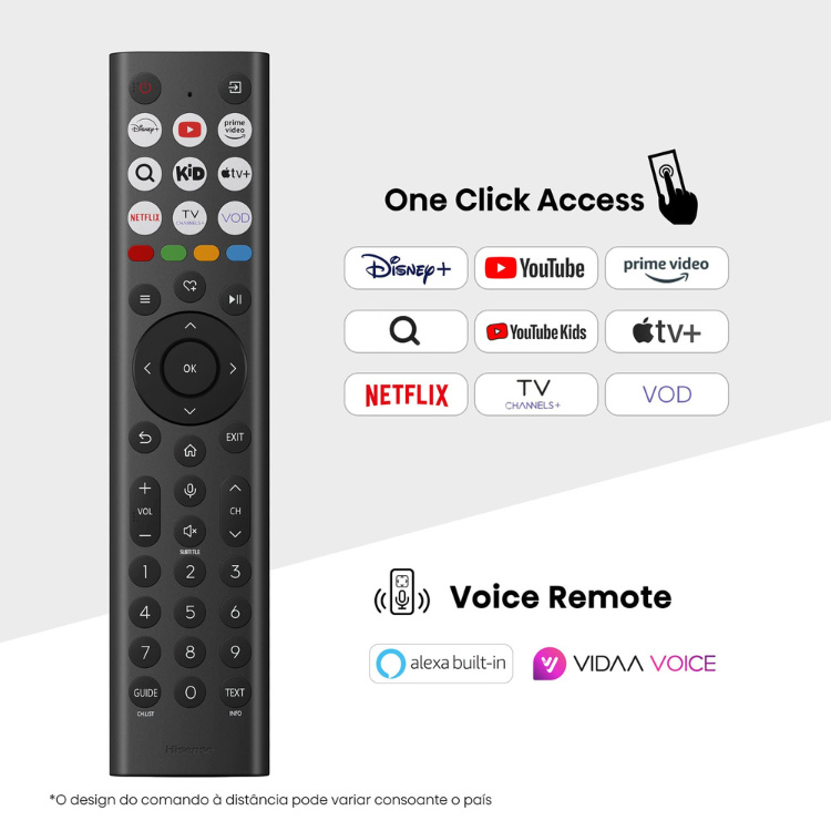 Televisão Hisense U7Q (2025) Smart TV 4K Mini-LED 65"
