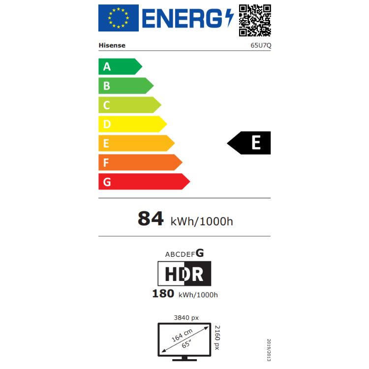 Televisão Hisense U7Q (2025) Smart TV 4K Mini-LED 65"
