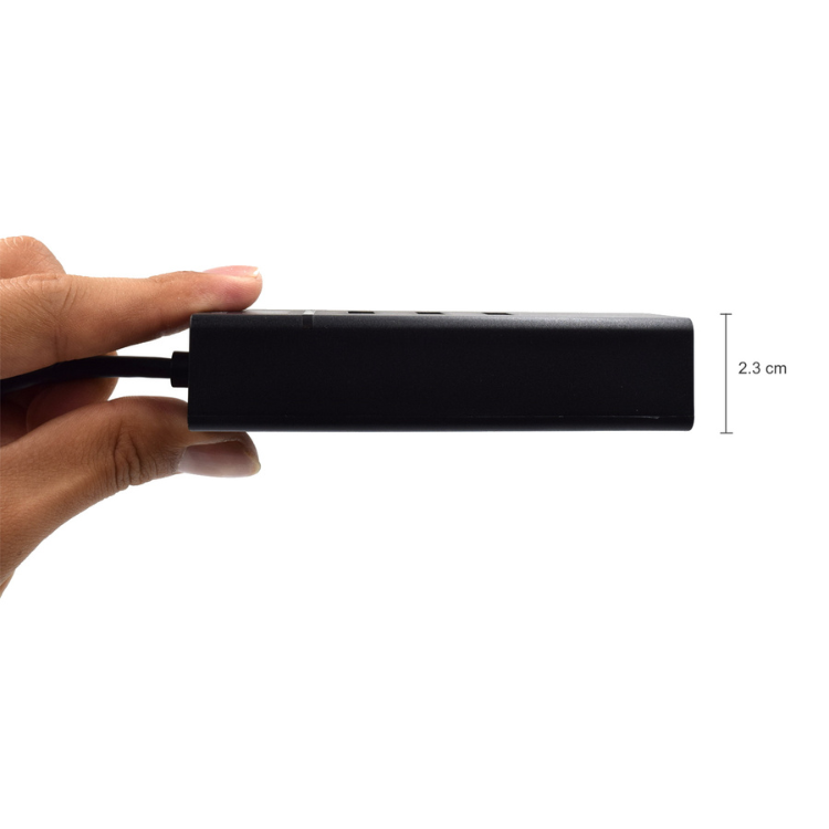 Hub Ewent 3x USB-C p/ USB-A + Rede Gigabit