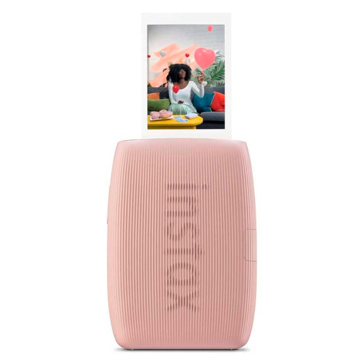 Fujifilm Instax Mini Link 3 pink instant printer with photo output