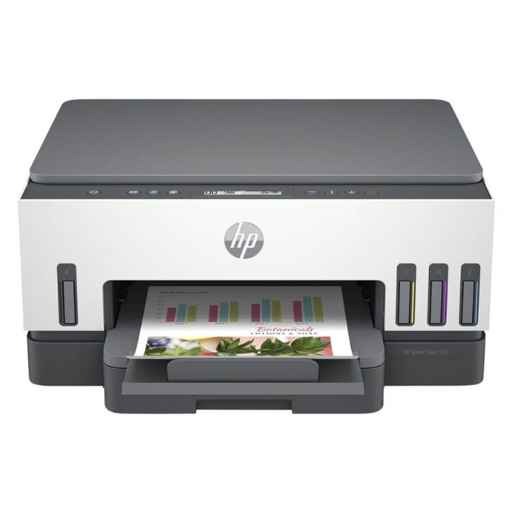 Impressora Multifunções HP Smart Tank 7005 A4 Duplex Wi-Fi Cores