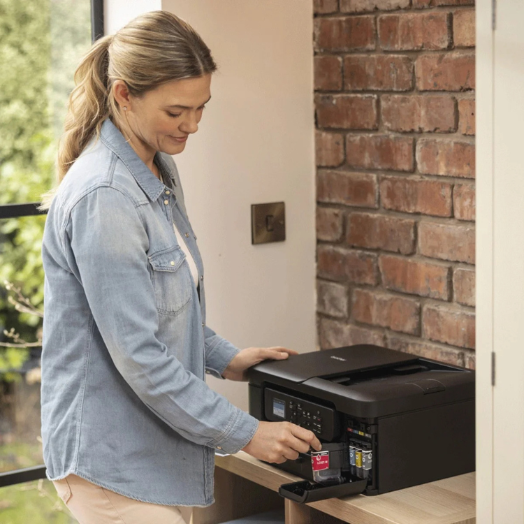 Impressora Multifunções Brother DCP-J1360DW Jato Tinta Wi-Fi Cores
