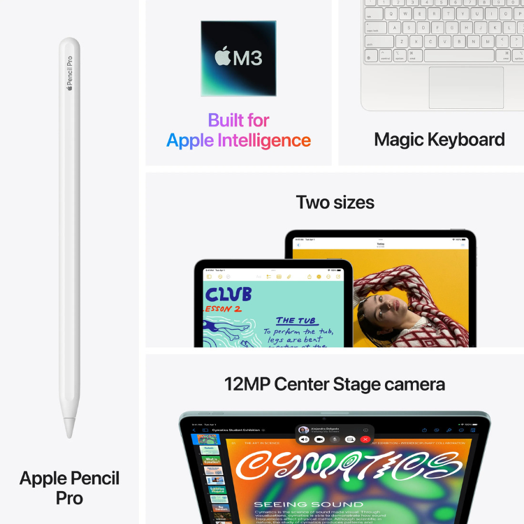 Apple iPad Air 2025 11" M3 256GB Wi-Fi Azul - Artigo de Exposição