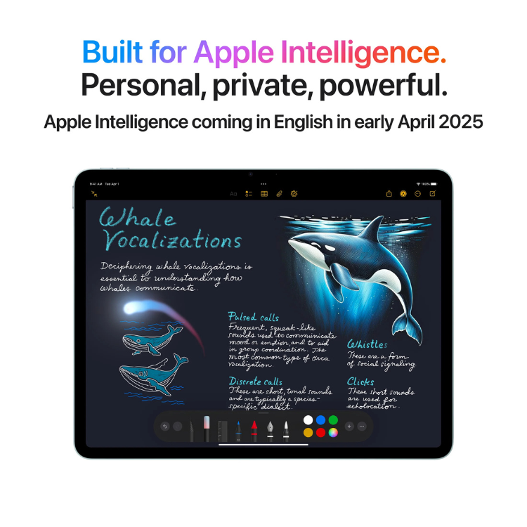 Apple iPad Air 2025 11" M3 256GB Wi-Fi Azul - Artigo de Exposição
