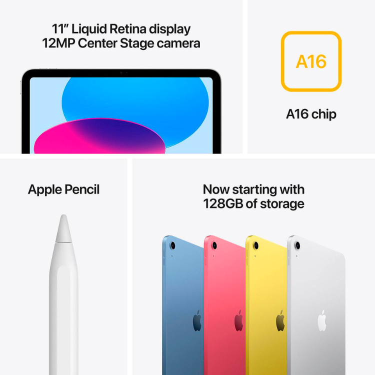 Apple iPad 2025 11ª Geração 11" 256GB Azul - Artigo de Exposição