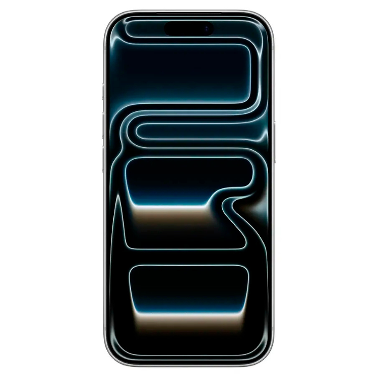 iPhone 17 Pro Max prata, ecrã OLED, processador A19, câmaras triplas, bateria 4500mAh, 6GB RAM, 256GB armazenamento.