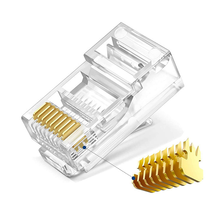 Fichas RJ45 Cat.6 U/UTP Ewent (Pack-100)