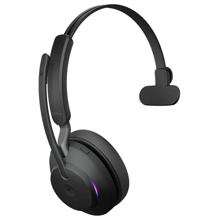 Headset Jabra Evolve2 65 Link390a Stereo + Base Preto