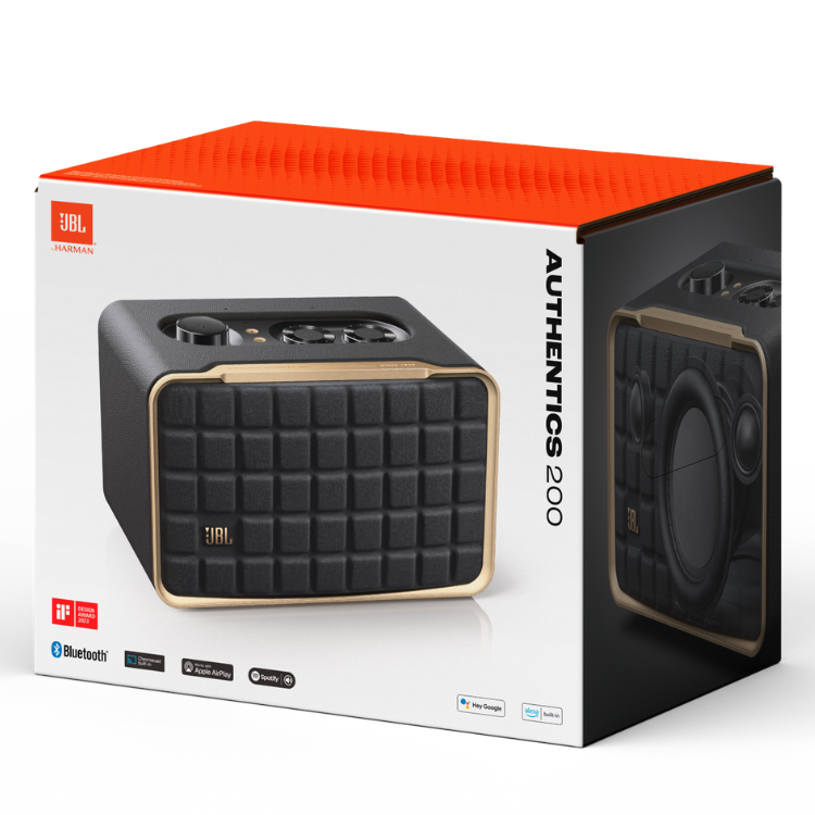 Coluna Portátil JBL Authentics 200 Preto