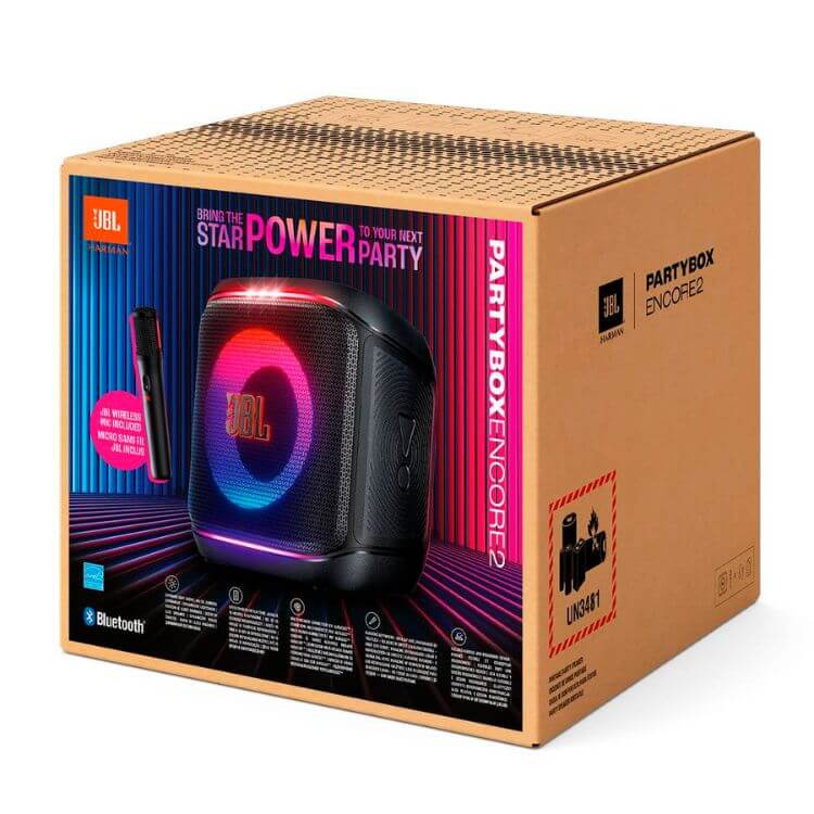 Coluna Portátil JBL PartyBox Encore 2 100W Preto