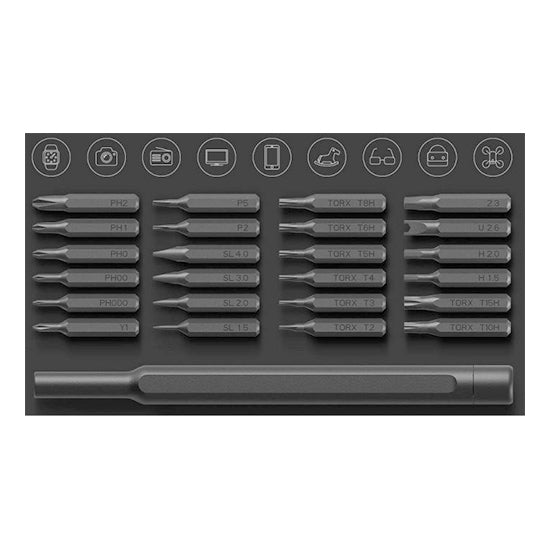 Chave de Fendas Xiaomi Mi Precision Screwdriver Kit Cinzento