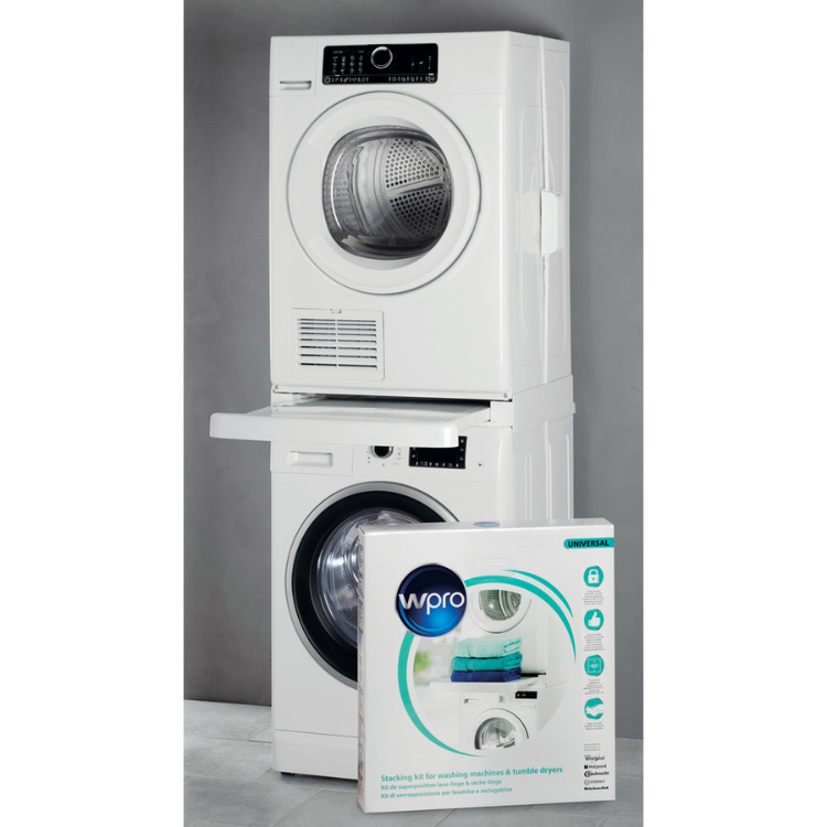 Kit de União Whirlpool para Máquinas de Lavar e Secar Roupa