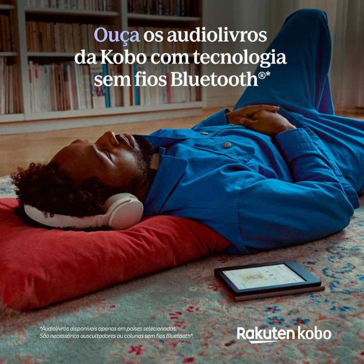 eReader Kobo Clara cor 6 polegadas 16GB Wi-Fi preto
