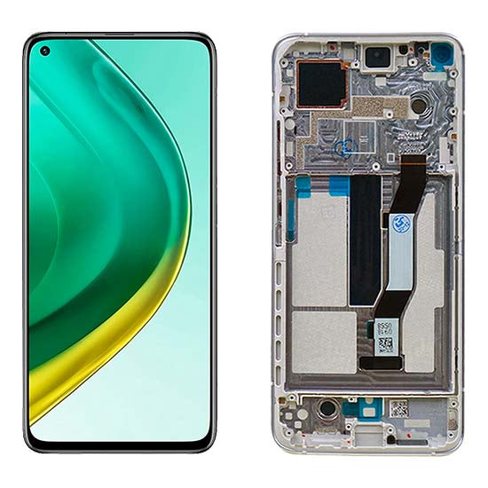 Lcd Xiaomi Mi 10T / Mi 10T Pro Prateado - Service Pack