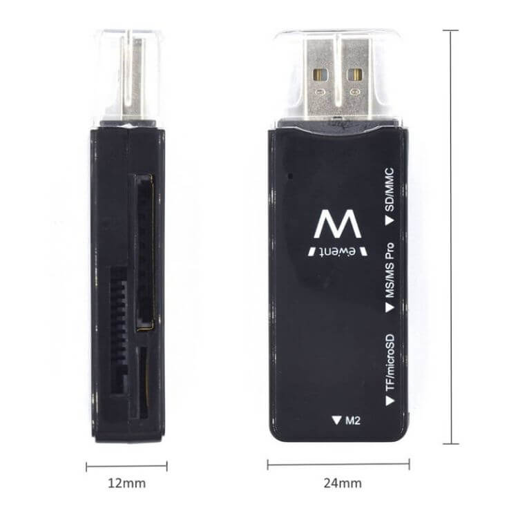 Leitor de Cartões Ewent EW1049 Multiformato USB 2.0