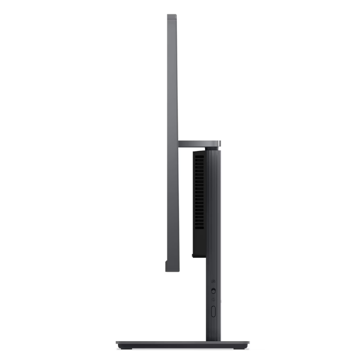 Computador all-in-one Lenovo IdeaCentre AIO 3, 27 polegadas, preto, lado direito.