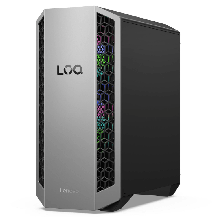 Computador Lenovo LOQ Tower 26ADR10-419 R7-8745HX 32GB/1TB RTX5070 Preto s/ Sistema Operativo