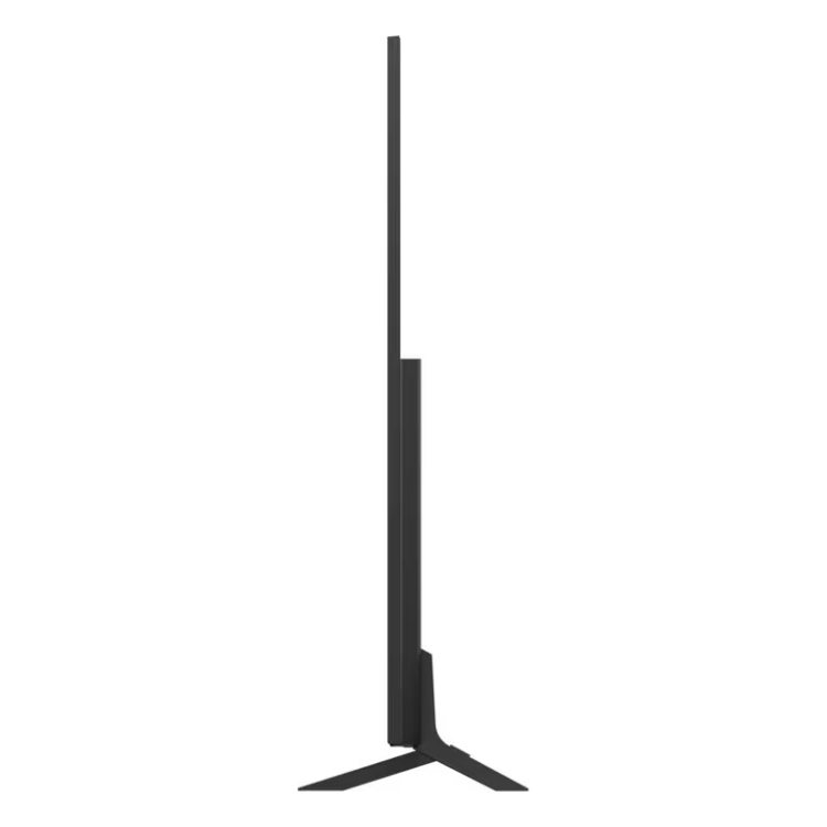 TV LG QNED82 2024, 43", preto, com suporte.