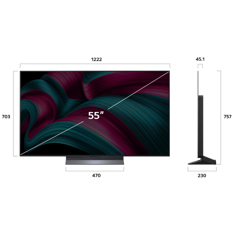 Televisão LG Série C5 2025 Smart TV 4K OLED 48"