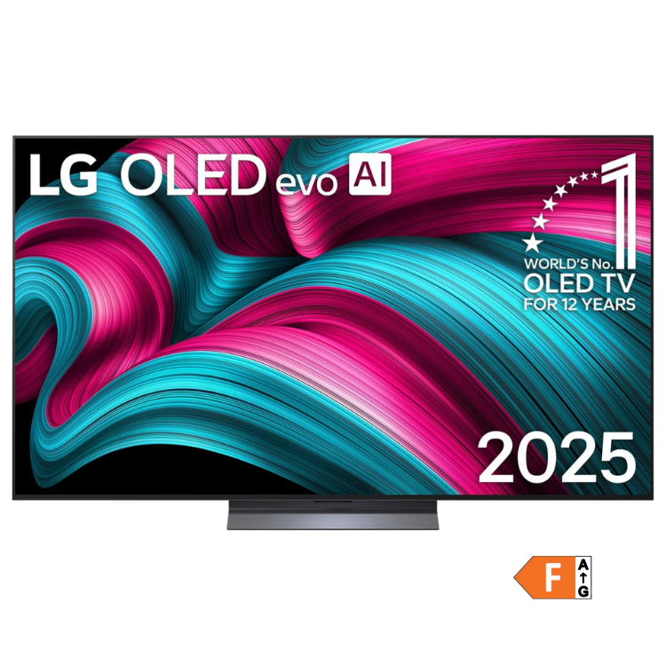 TV LG OLED evo AI 2025, 55 polegadas, 4K, prémio nº1 em OLED há 12 anos.