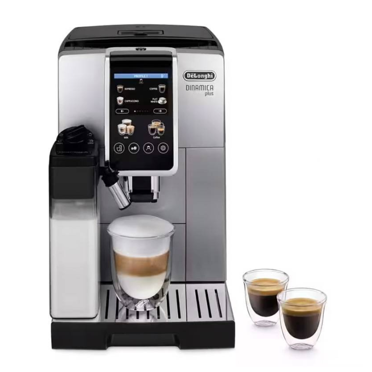 Máquina Café Automática DeLonghi Dinamica Plus ECAM380.85.SB
