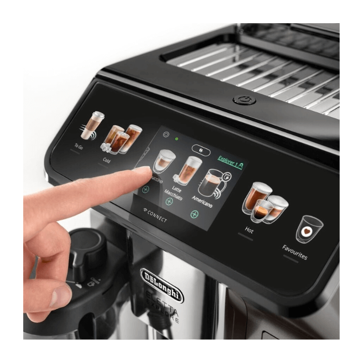 Máquina de Café Automática DeLonghi Eletta Explore Titânio