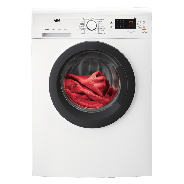 Máquina de Lavar Roupa AEG LFA5I82RE 8Kg 1200RPM Classe A Branco
